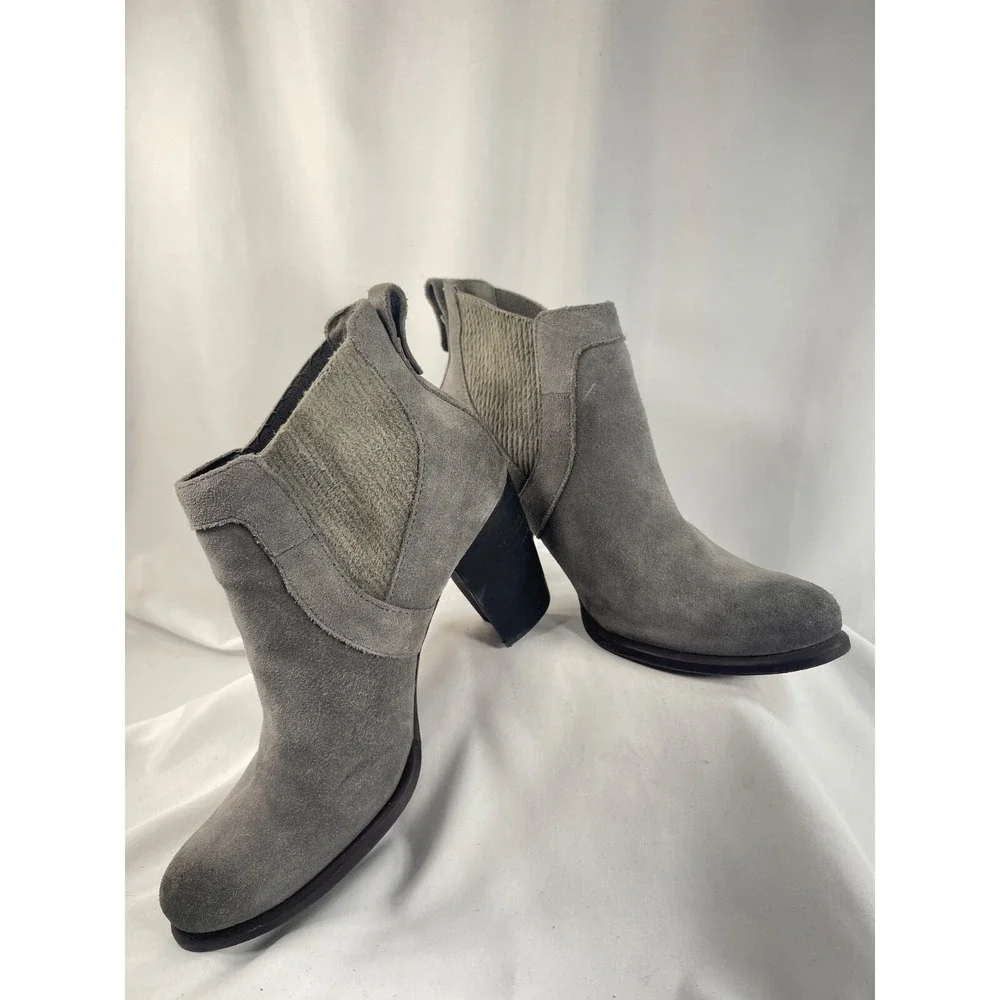 UGG Cobie II Womens 9.5 Suede Ankle Booties Nightfall Grey Distressed corpcore